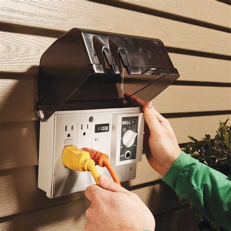 how should i box up electric outdoors|add outdoor outlet to existing.